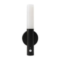 Modern black motion sensor battery operated wall lamp bedroom light