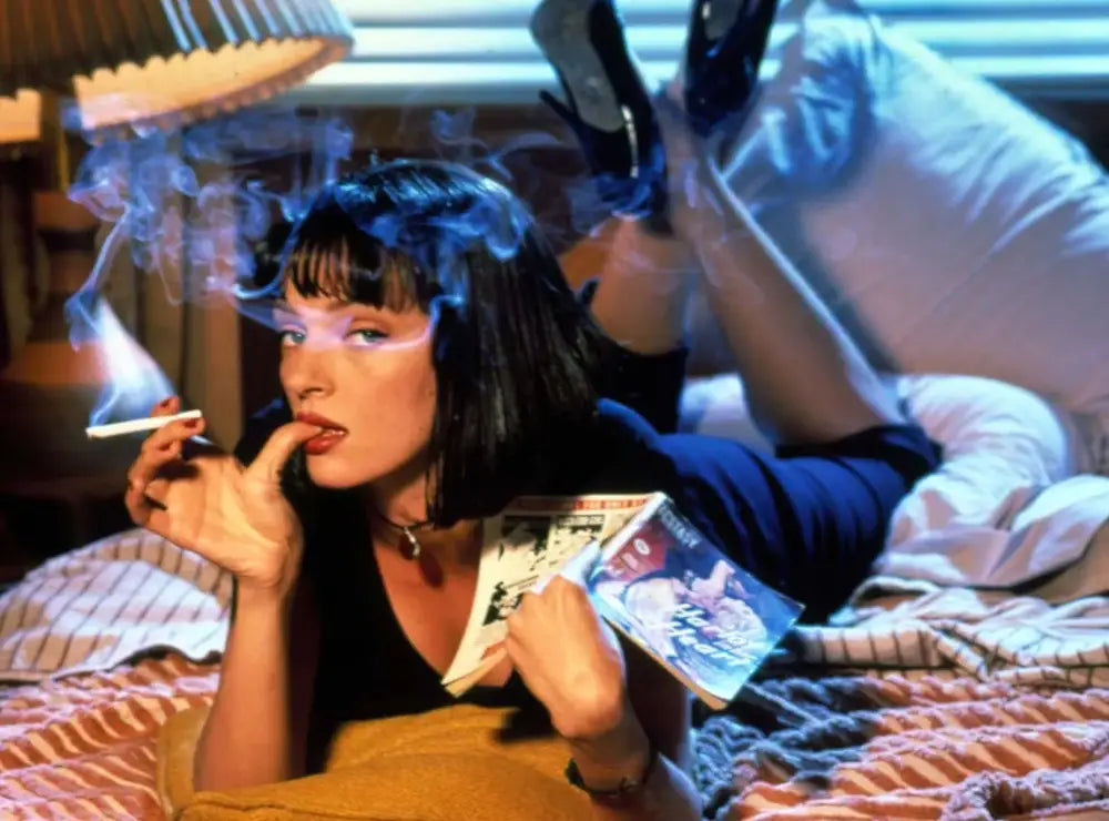 Pulp fiction canvas wall art grid set for living room decor
