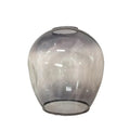 Modern gray textured glass chandelier lighting for dining rooms
