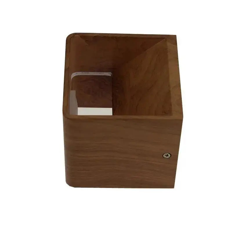 Nordic faux wooden cube wall light for bedroom
