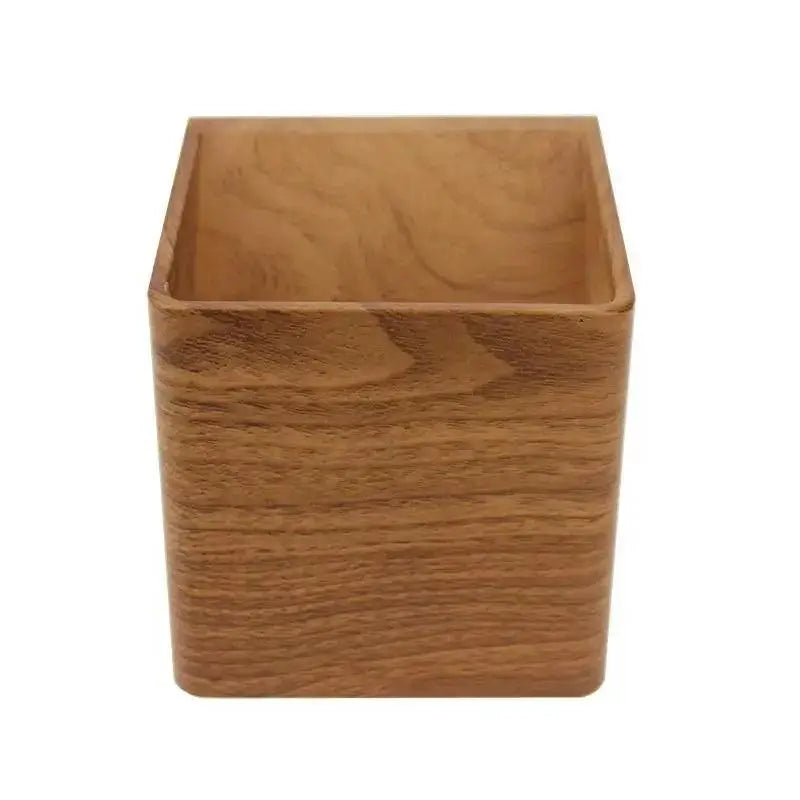 Nordic faux wooden cube wall light for bedroom