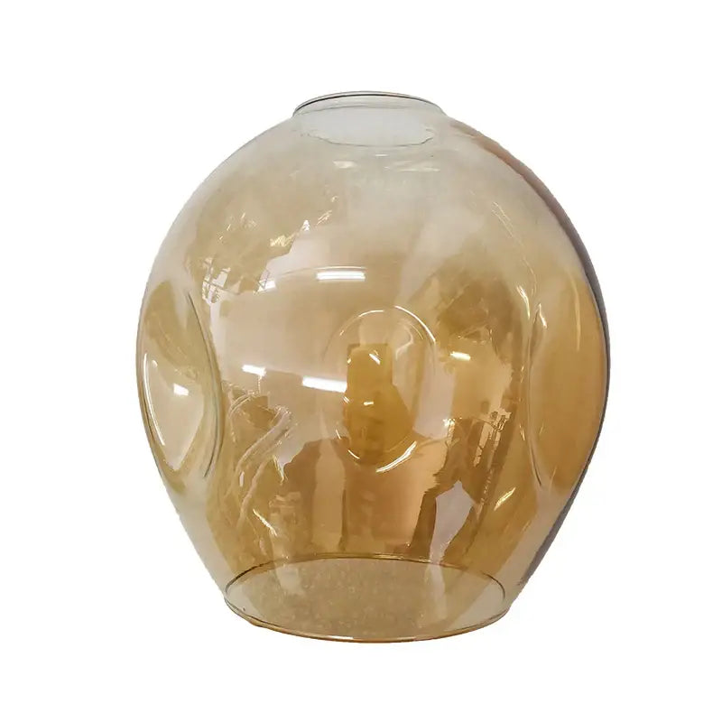 Nordic glass ball led chandelier black & gold dining room light