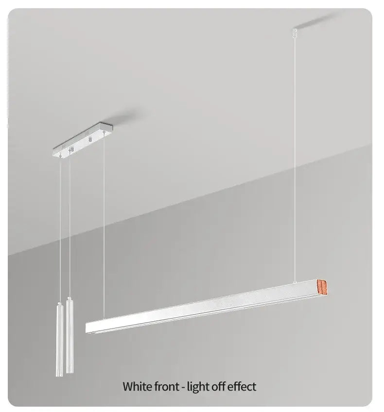Minimalist black nordic led chandelier dining room pendant light