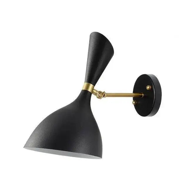 White and copper articulated wall sconce bedroom easy installation