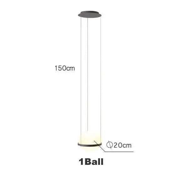 Modern matte black planter light pendant frosted glass dining room