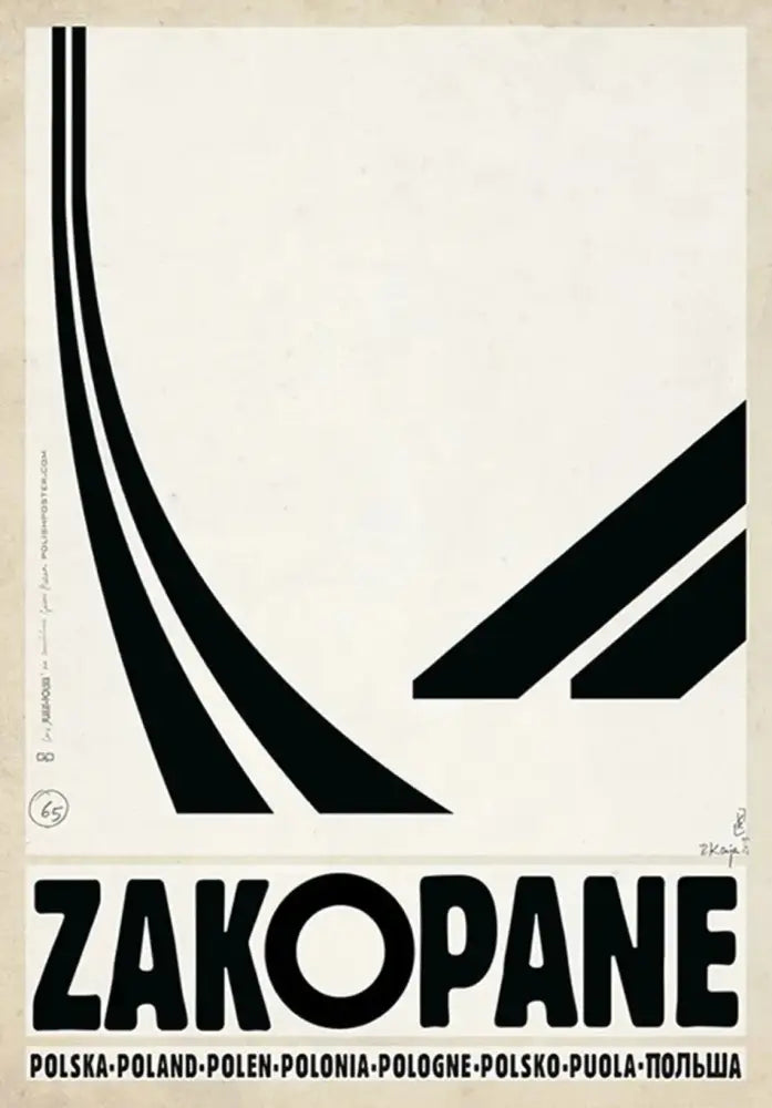 Vintage wrocław teal & gray poland city posters canvas living room