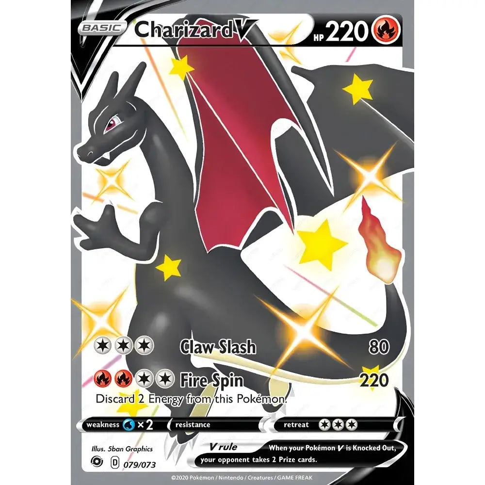 Framed japanese anime charizard metallic foil art for bedroom wall