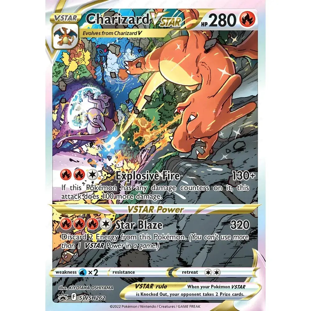 Framed japanese anime charizard metallic foil art for bedroom wall