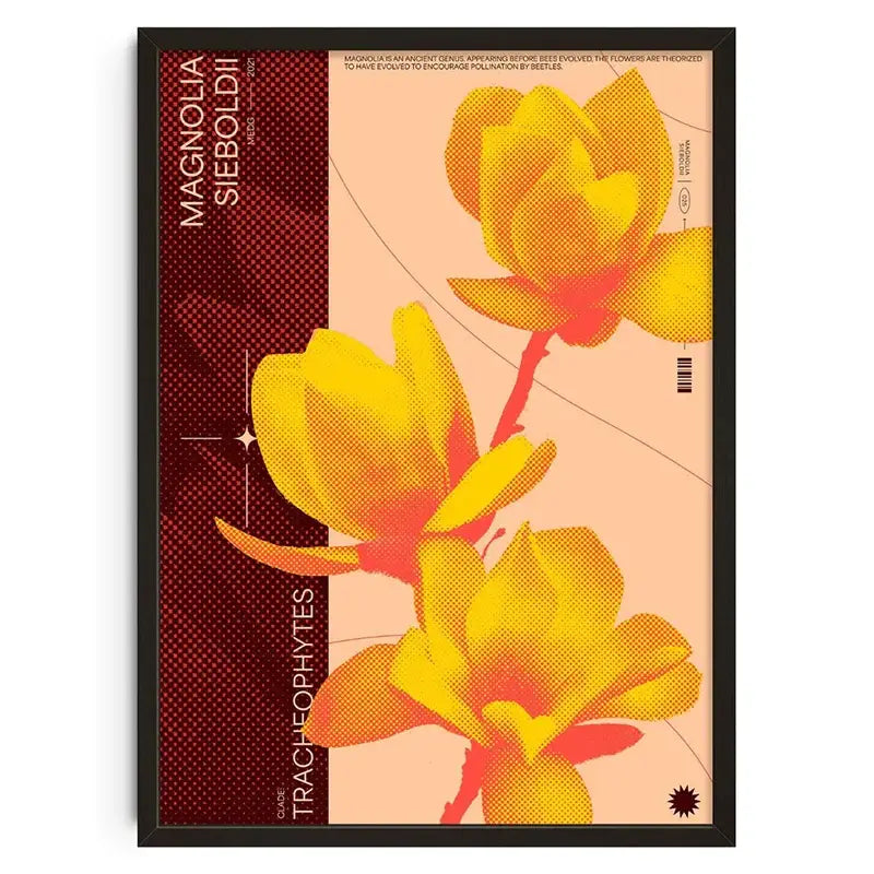 Retro abstract canvas black cat face poster – living room wall art