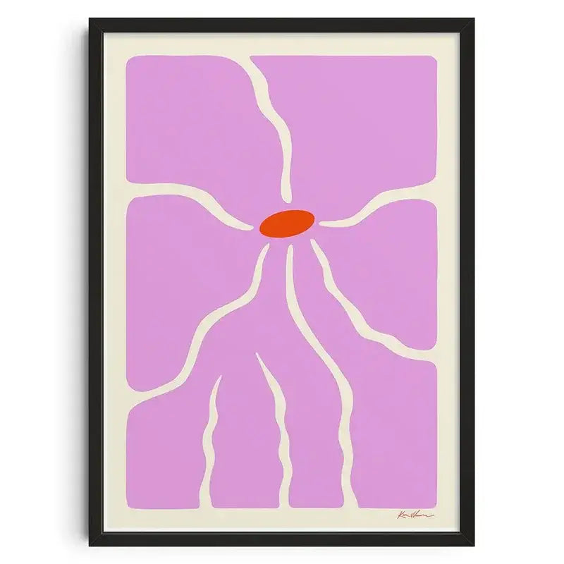 Retro abstract blue neptune boarding pass canvas print living room