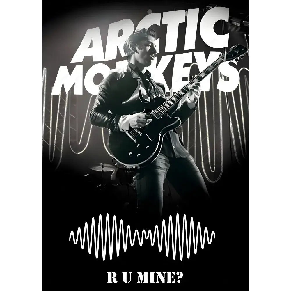 Retro arctic monkeys wall art set – bedroom vintage music posters