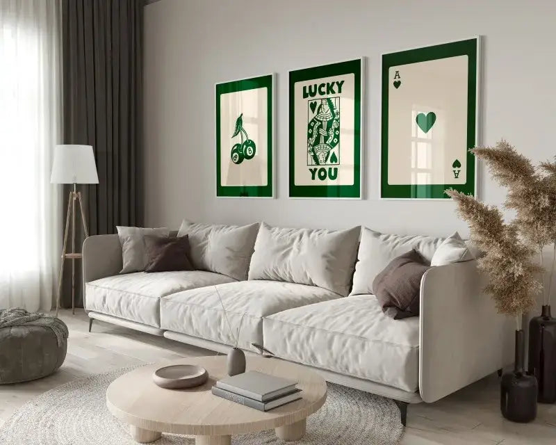 Retro funky queen wall art posters set living room canvas decor