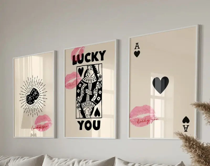 Minimalist beige retro wall art posters set for bedroom decor