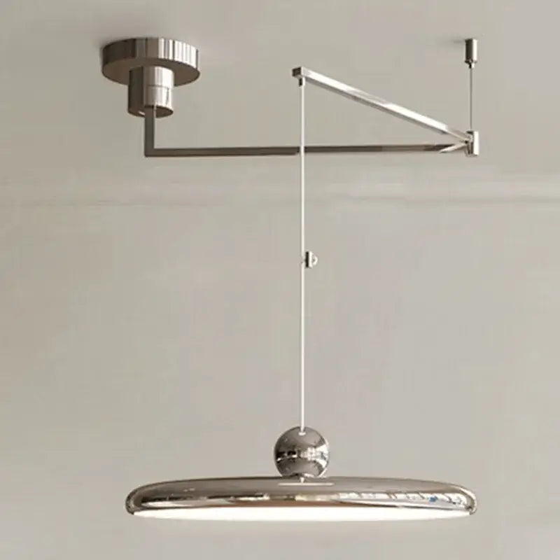 Modern red rotatable led pendant light – kitchen adjustable arm