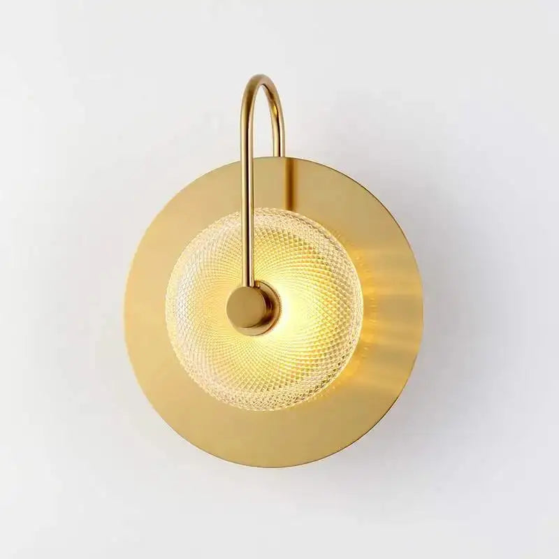 Scandinavian green & black premium brass wall sconces bedroom light