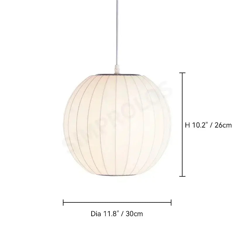 Modern ribbed white led pendant lamp – dining room geometric light