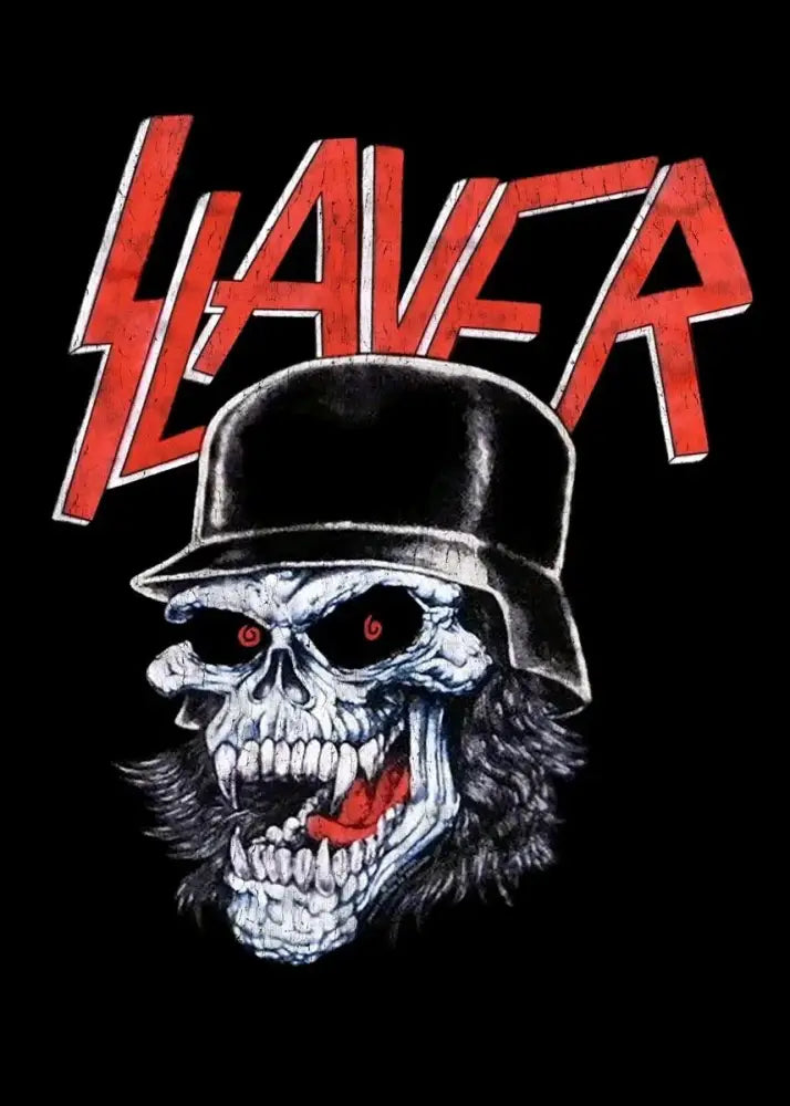 Slayer heavy metal black & red canvas posters bedroom wall art