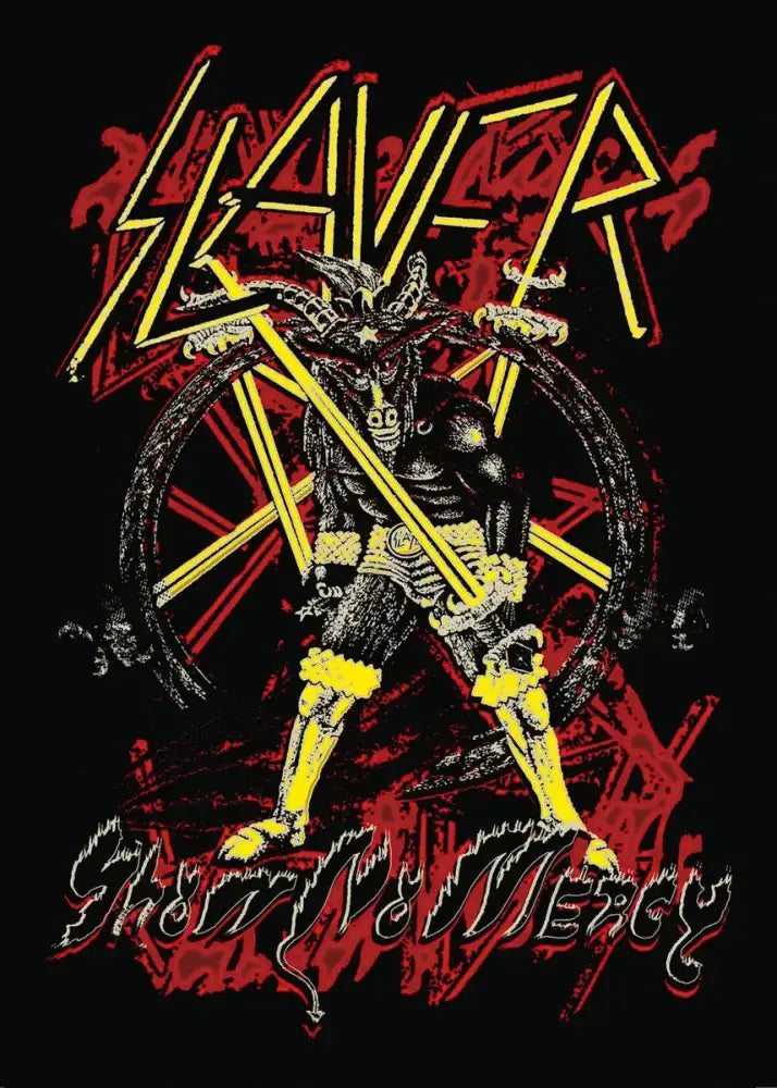 Slayer heavy metal black & red canvas posters bedroom wall art