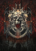 Slayer heavy metal black & red canvas posters bedroom wall art