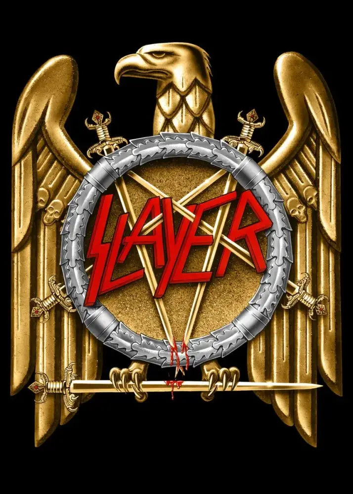 Slayer heavy metal black & red canvas posters bedroom wall art