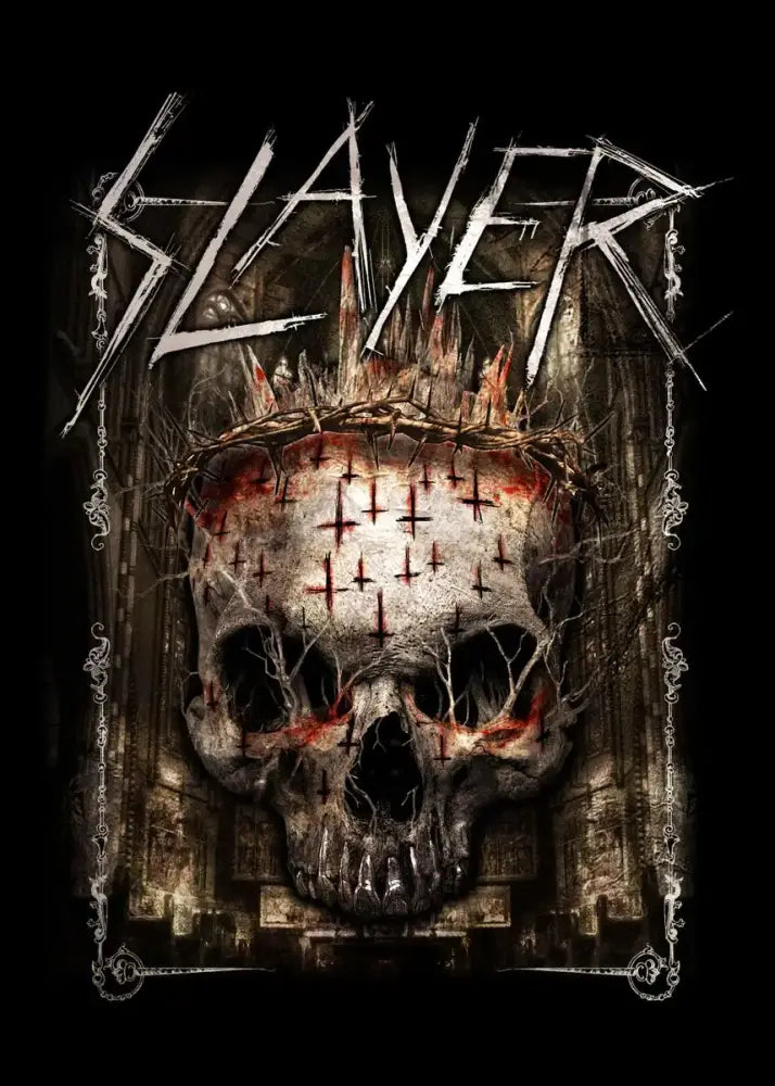 Slayer heavy metal black & red canvas posters bedroom wall art