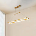 Modern bronze metal island ceiling led pendant light dining room