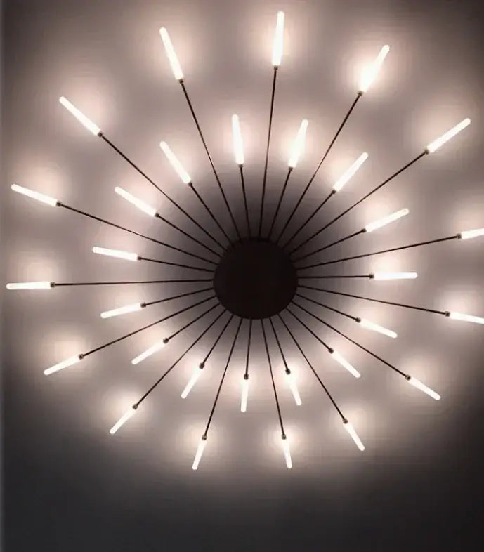 Modern gold nordic led ceiling light for living room