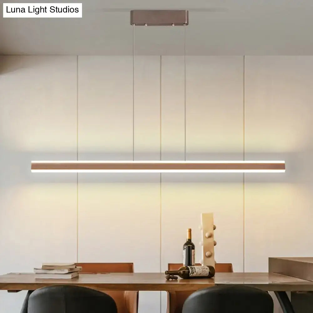 Modern copper triangle led hanging lamp kitchen island light