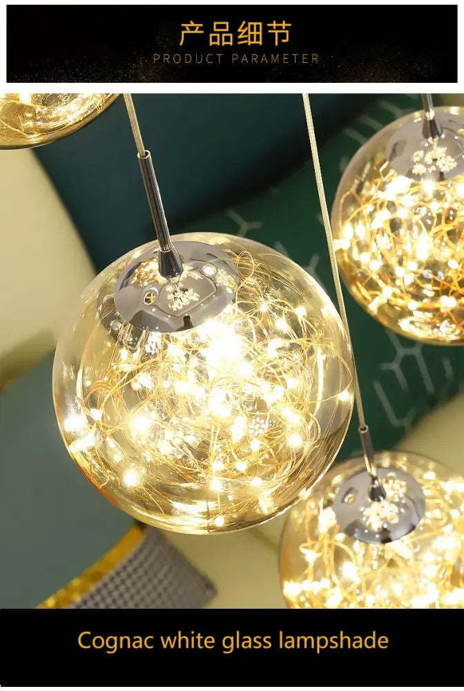 Modern spiral crystal ball chandelier dining room free shipping