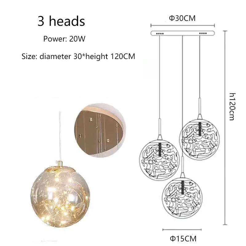 Modern spiral crystal ball chandelier dining room free shipping