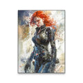 Watercolor marvel superhero canvas wall art bedroom decor