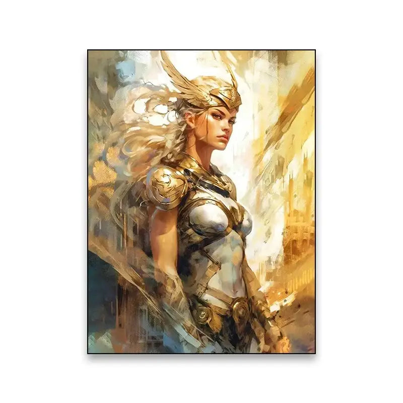 Watercolor marvel superhero canvas wall art bedroom decor
