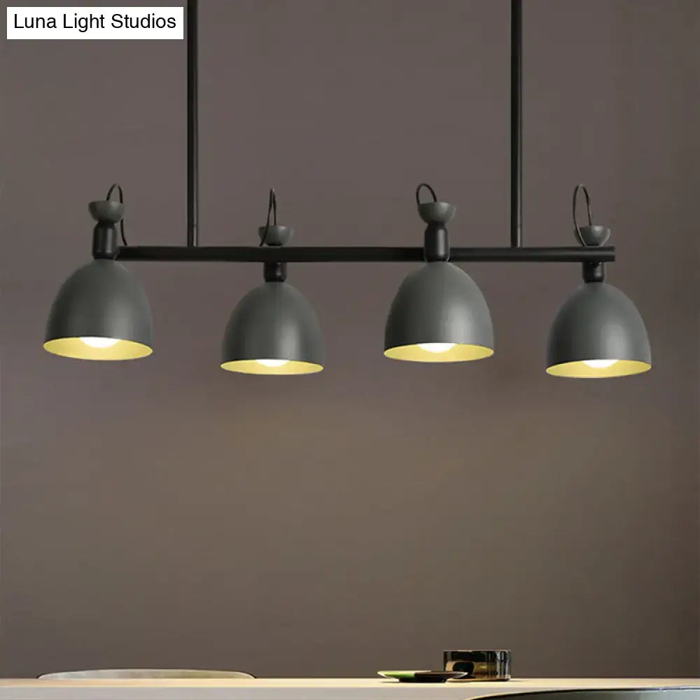 Modern mint green 4-light pendant – dining room 110v-120v light