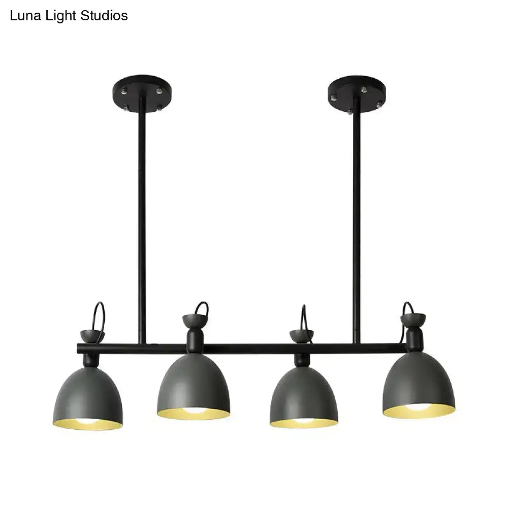 Modern mint green 4-light pendant – dining room 110v-120v light