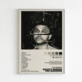 Minimalist the weeknd music album posters bedroom home decor