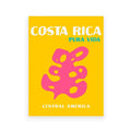 Preppy costa rica pura vida travel posters set bedroom wall art