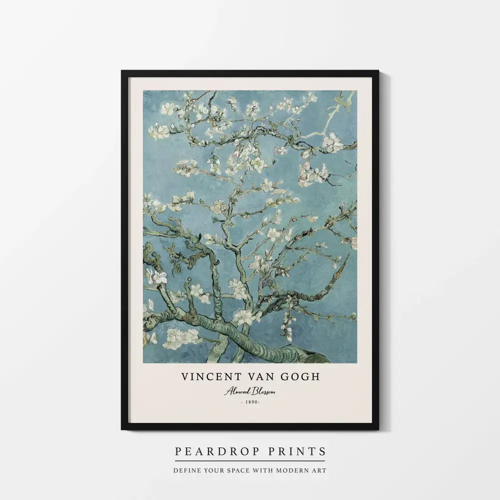 Vincent van gogh starry night framed canvas set living room wall art