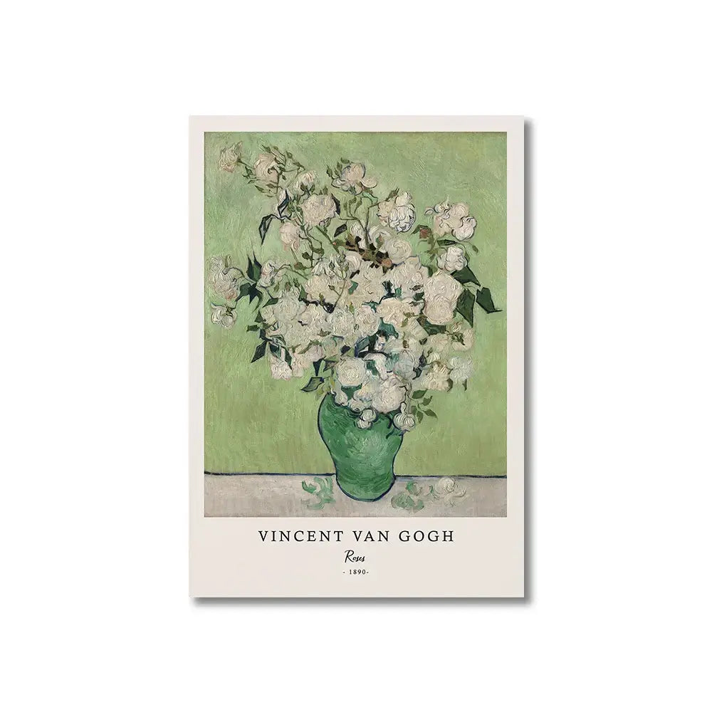 Vincent van gogh starry night framed canvas set living room wall art