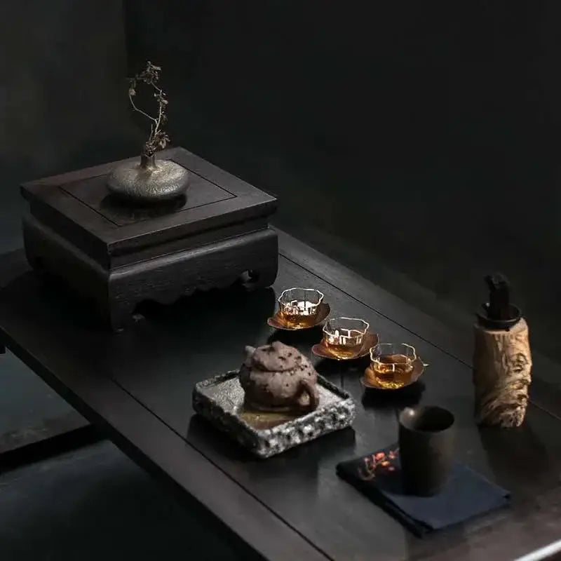 Chinese retro matte silver ceramic vase living room decor