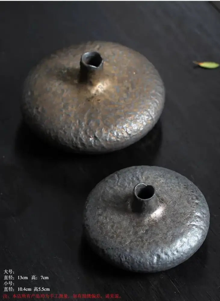 Chinese retro matte silver ceramic vase living room decor