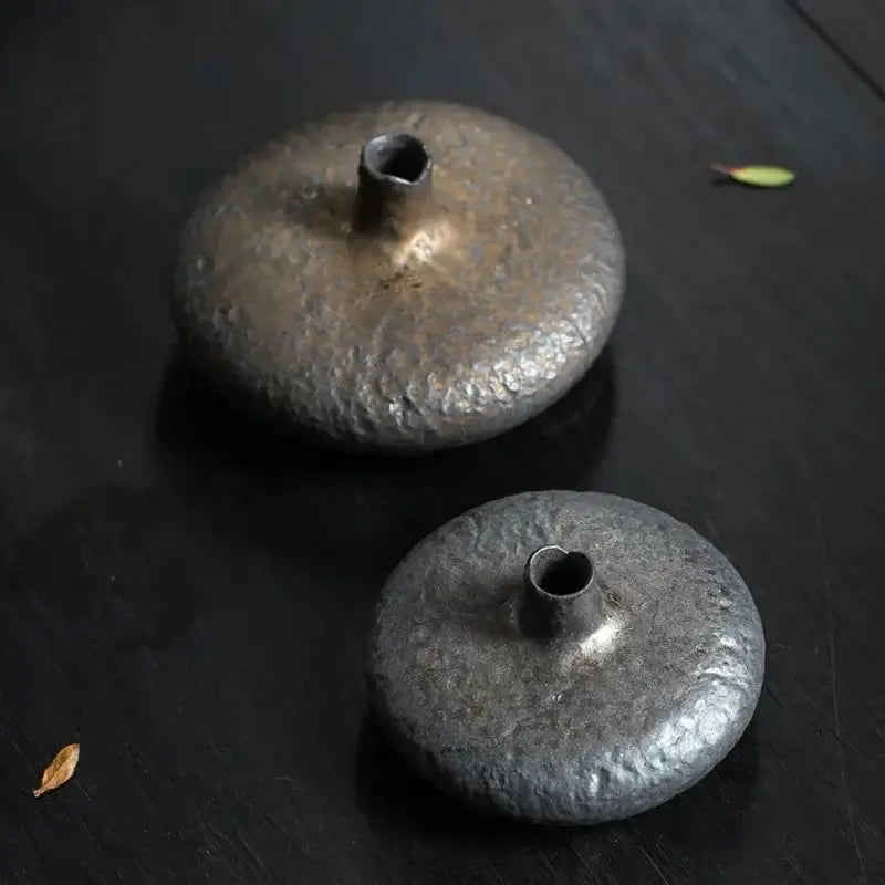 Chinese retro matte silver ceramic vase living room decor