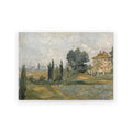 Vintage oil painting canvas rustic landscape living room wall art