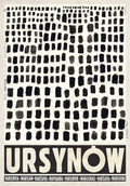 Vintage poland city black & white abstract canvas wall art living room