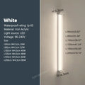 Modern minimalist black long strip led wall light outdoor sconce