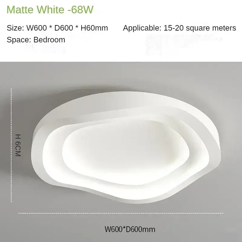 Modern white cloud led ceiling lamps bedroom soft glow light