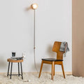 Minimalist wood plug-in wall sconce bedroom reading light