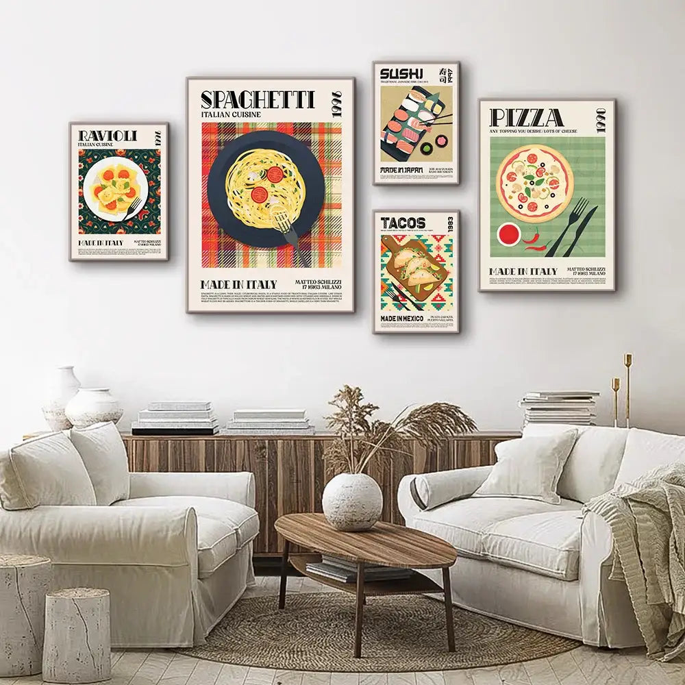 Nasi lemak world cuisine canvas painting dining room wall decor