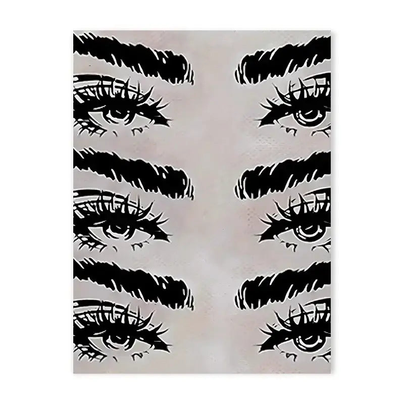 Y2k rock black & silver lana del rey canvas poster bedroom decor