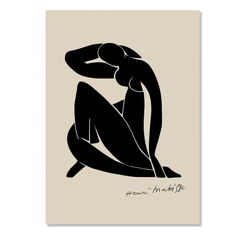 Minimalist yayoi kusama floral canvas wall art living room set