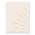 Minimalist beige & gold sun rising horizon wall art bedroom triptych